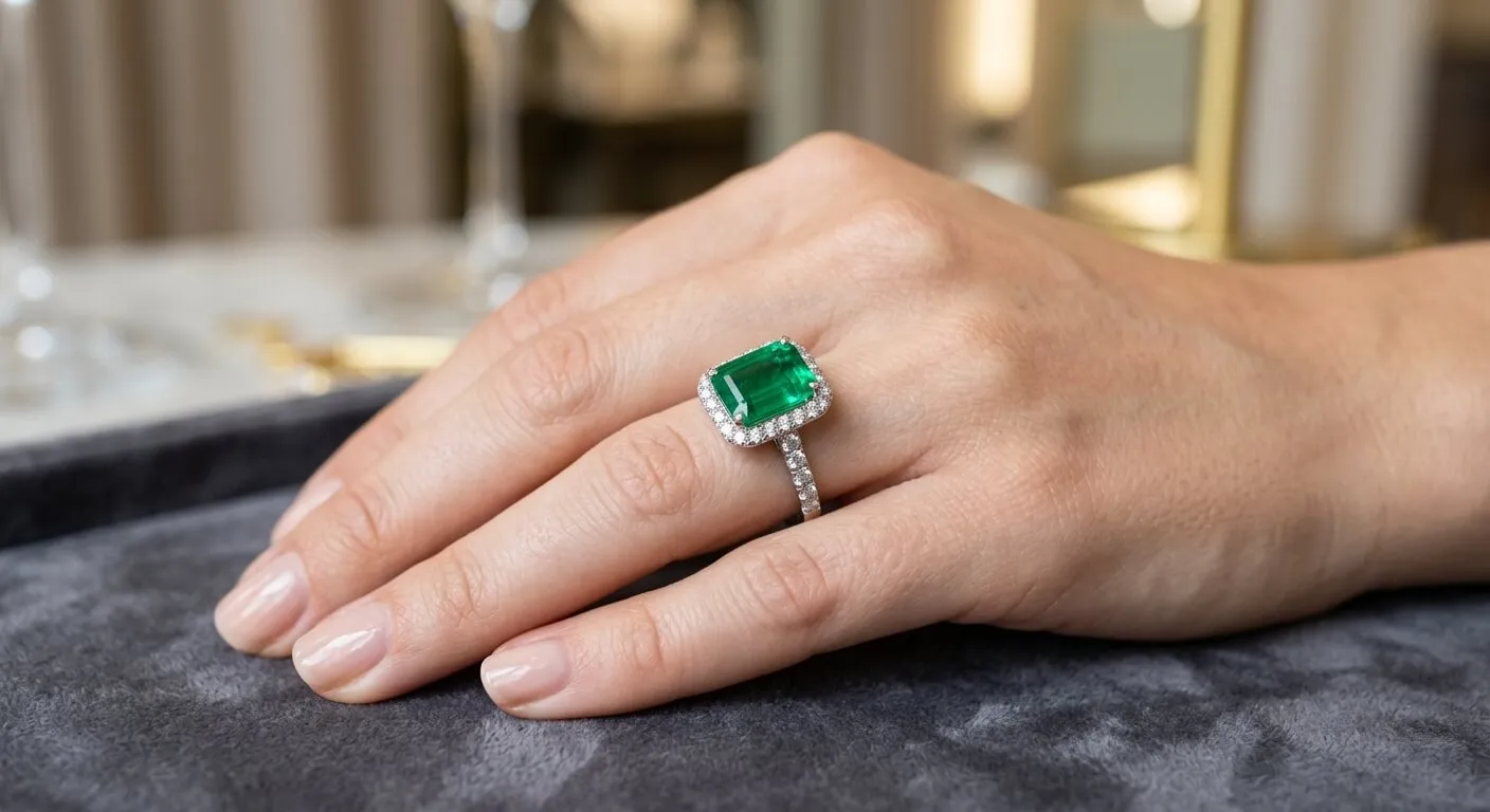 エメラルドの指輪